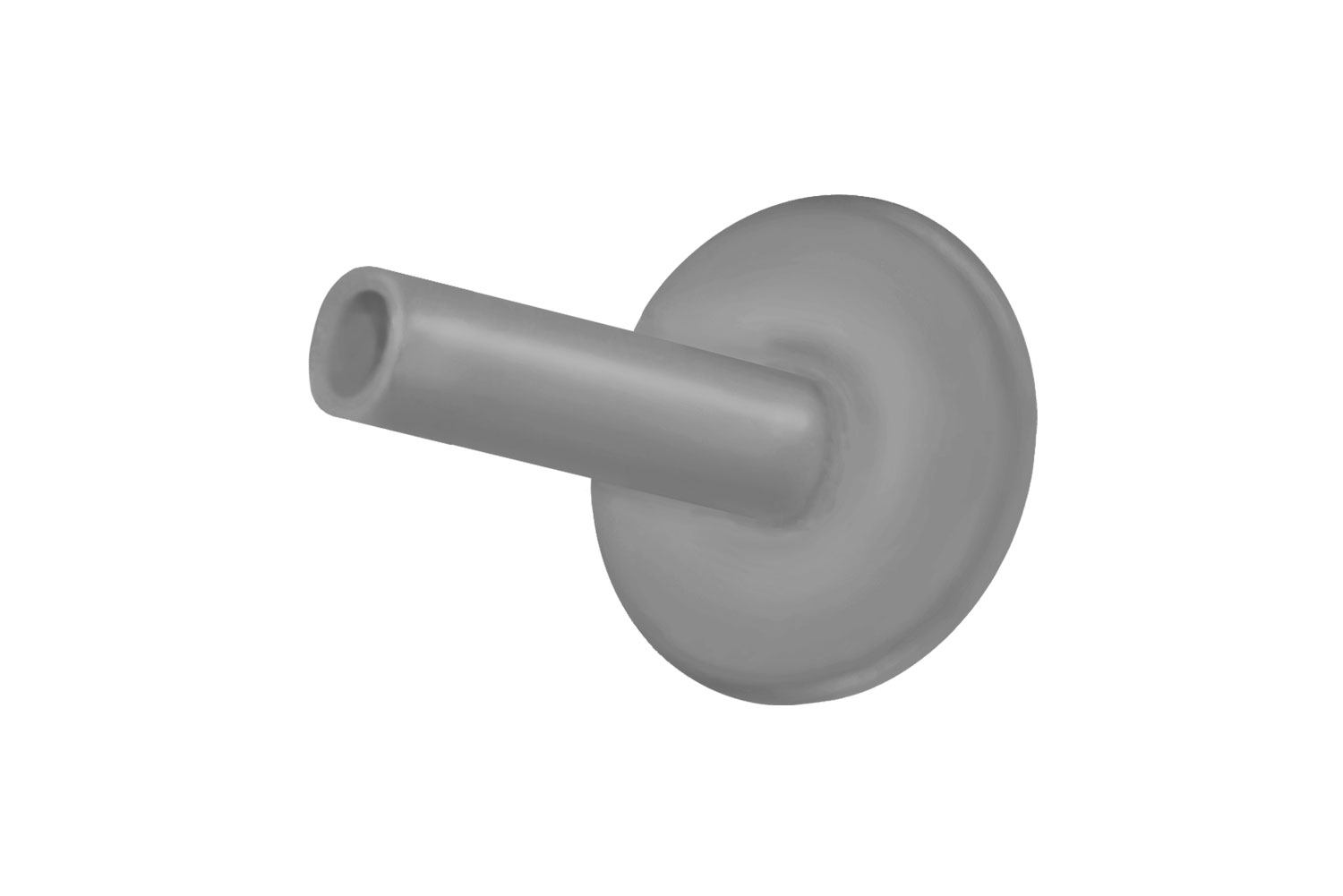 PTFE Labret Piercing mit Innengewinde ohne Kugel